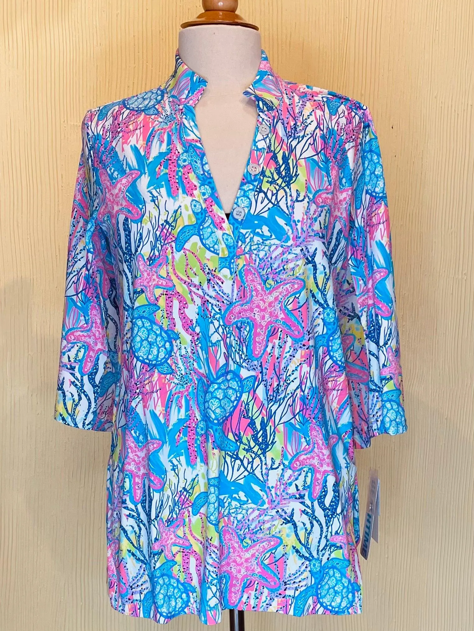 Beachtime 3/4 Sleeve Tunic SPF5163