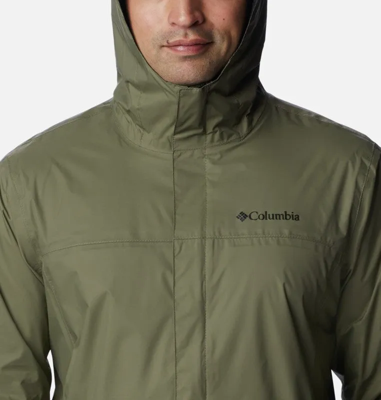 Columbia Mens Watertight II Waterproof Jacket - Stylish Khaki Rain Jacket for All-Weather Protection