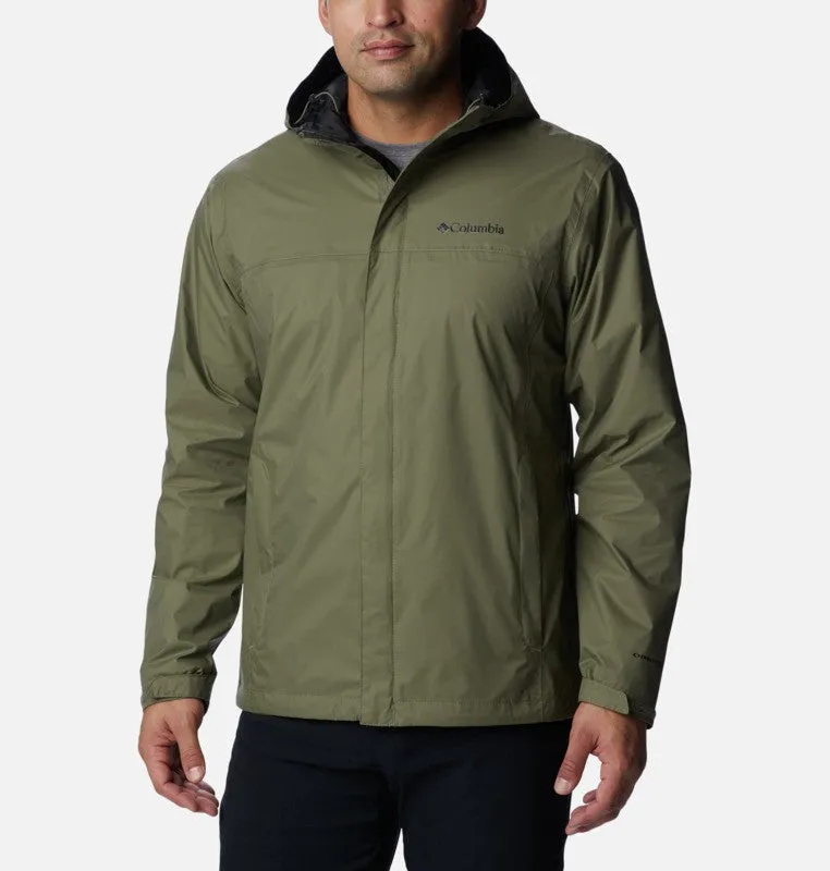 Columbia Mens Watertight II Waterproof Jacket - Stylish Khaki Rain Jacket for All-Weather Protection