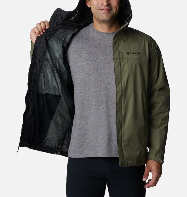 Columbia Mens Watertight II Waterproof Jacket - Stylish Khaki Rain Jacket for All-Weather Protection