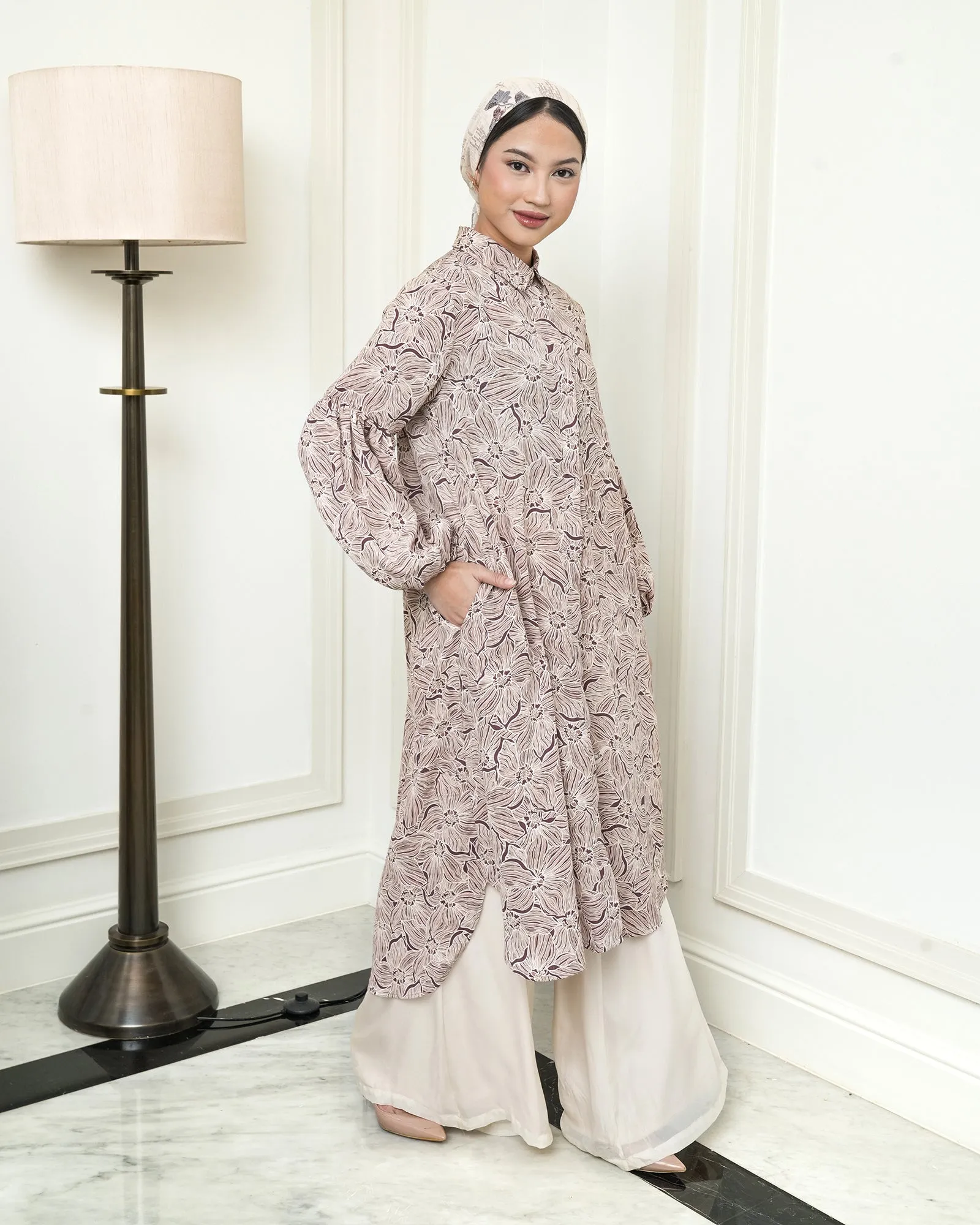 HALINA MIDI TUNIC