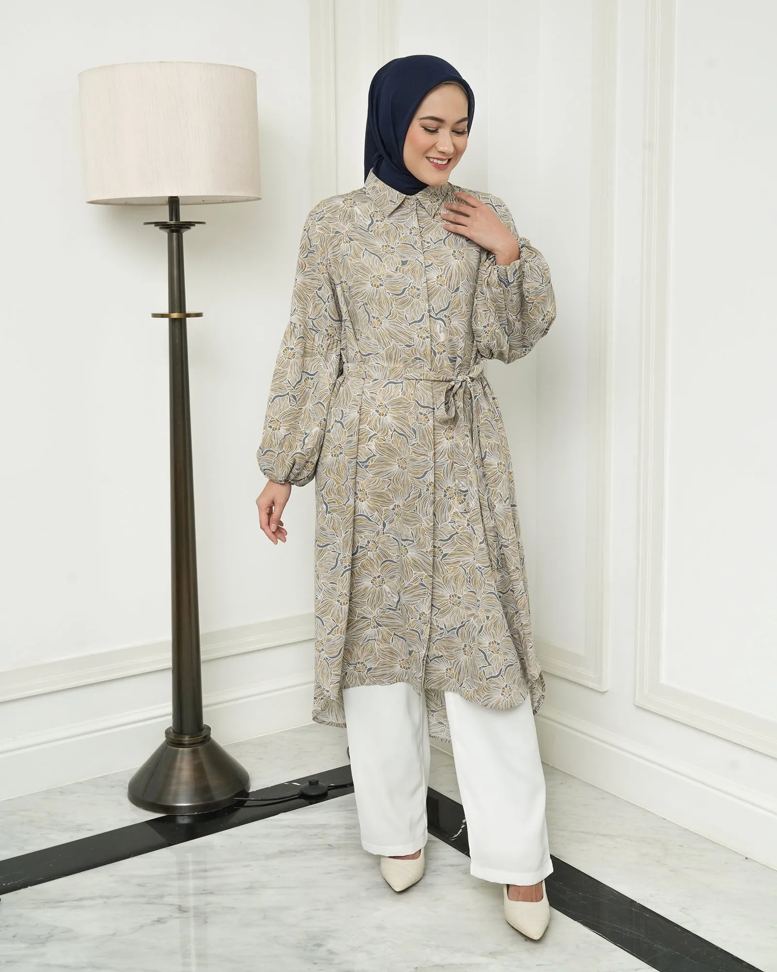 HALINA MIDI TUNIC