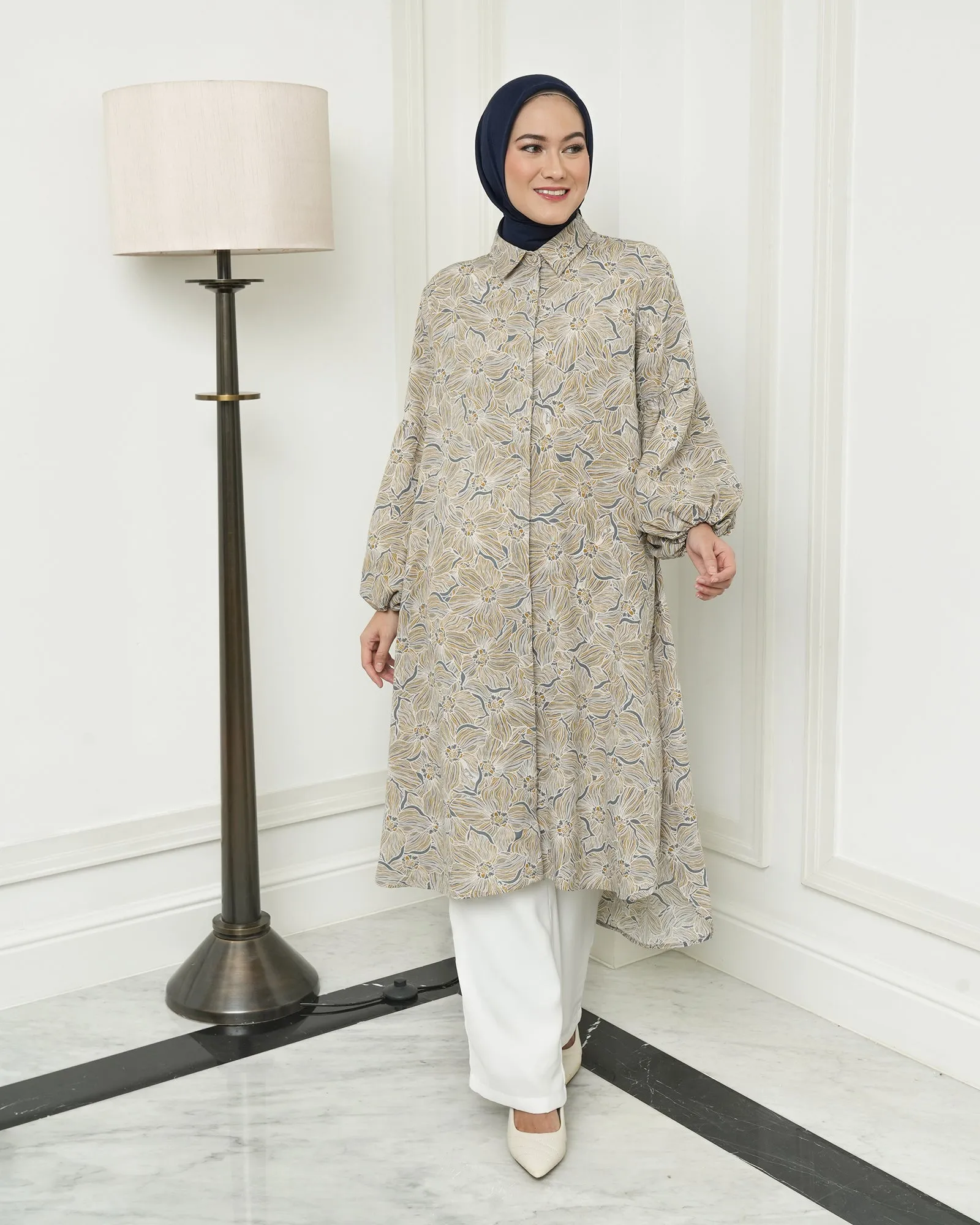 HALINA MIDI TUNIC