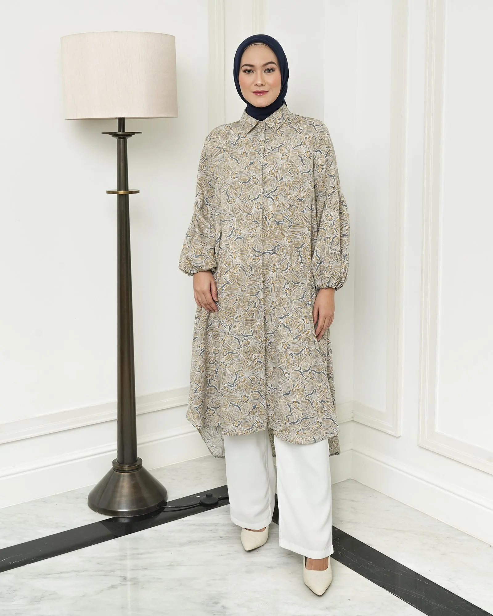 HALINA MIDI TUNIC