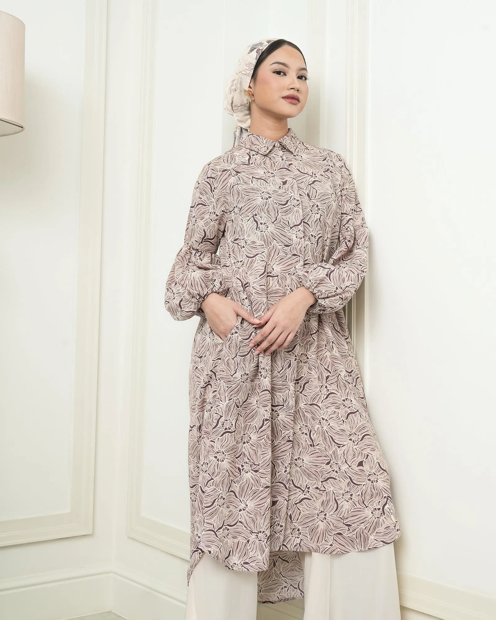 HALINA MIDI TUNIC
