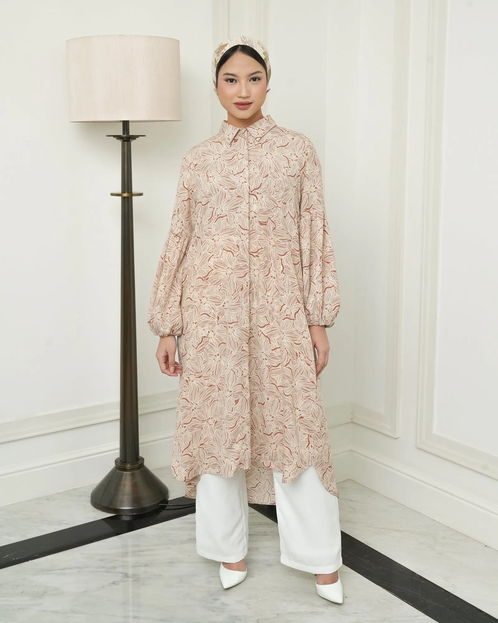 HALINA MIDI TUNIC