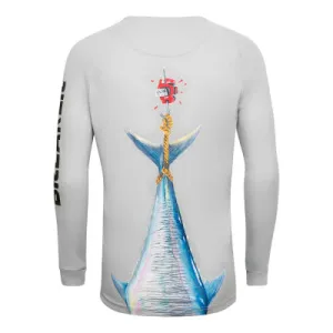 Qassar UPF50  High Performance Full Sleeve Shirt - KINGFISH RECORD BREAKER GREY