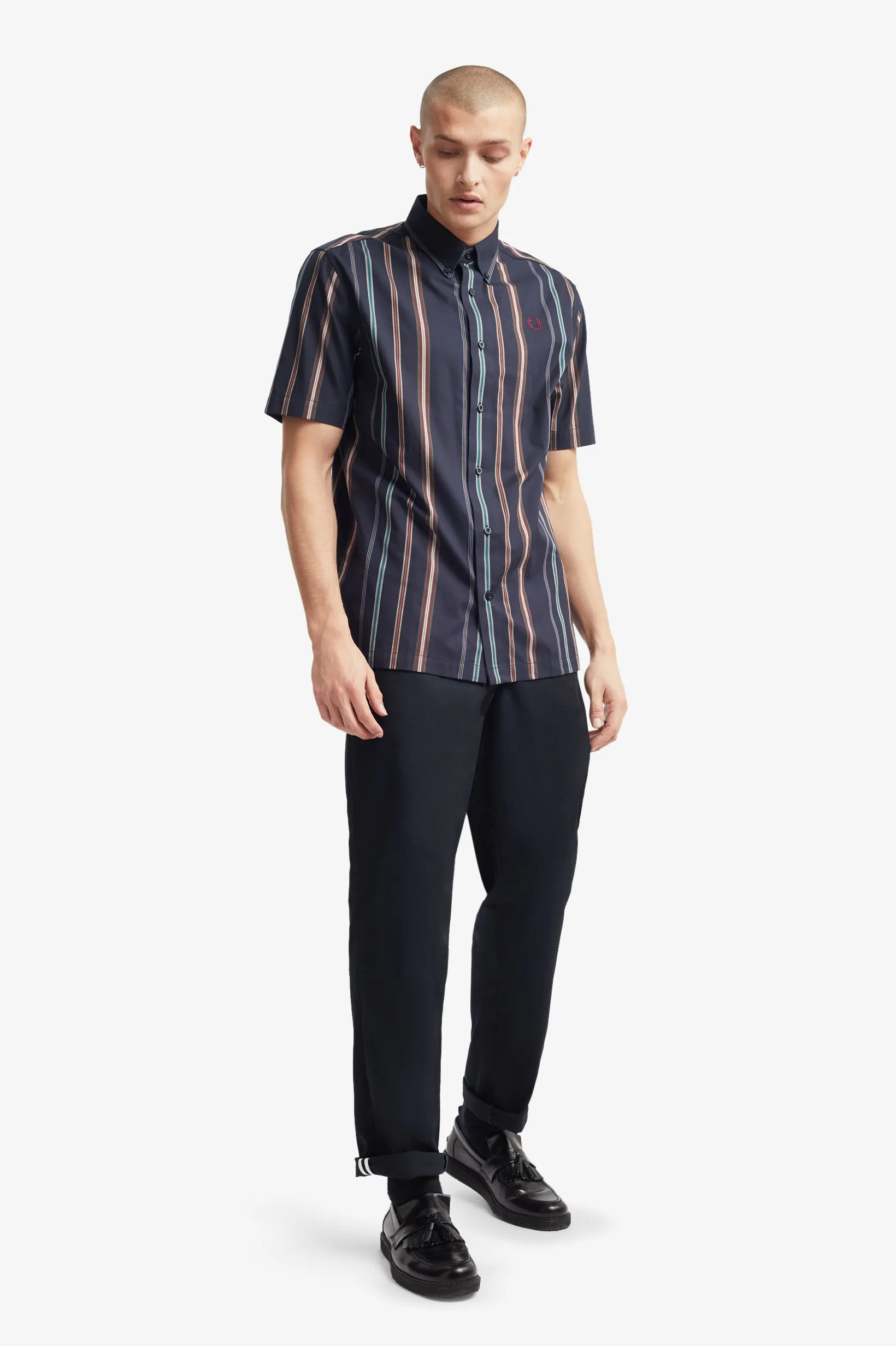 Classic Striped Pattern Shirt for Casual Wear