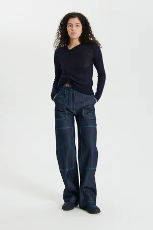 USSI | PULLOVER VENUS SOFT KNIT NAVY